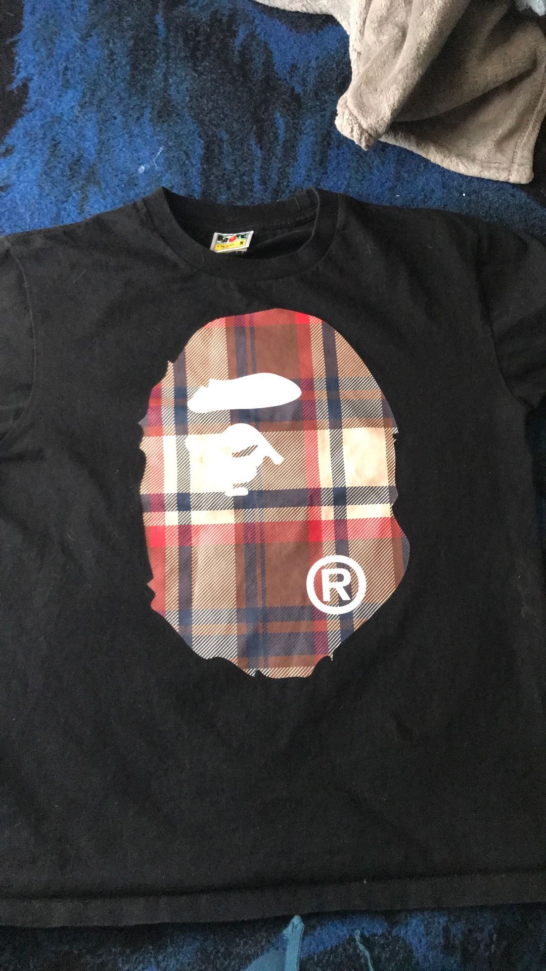 Bape burberry Tee