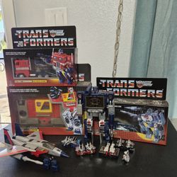 Transformers G1 Reissue Collectibles Optimus Prime  Soundwave 