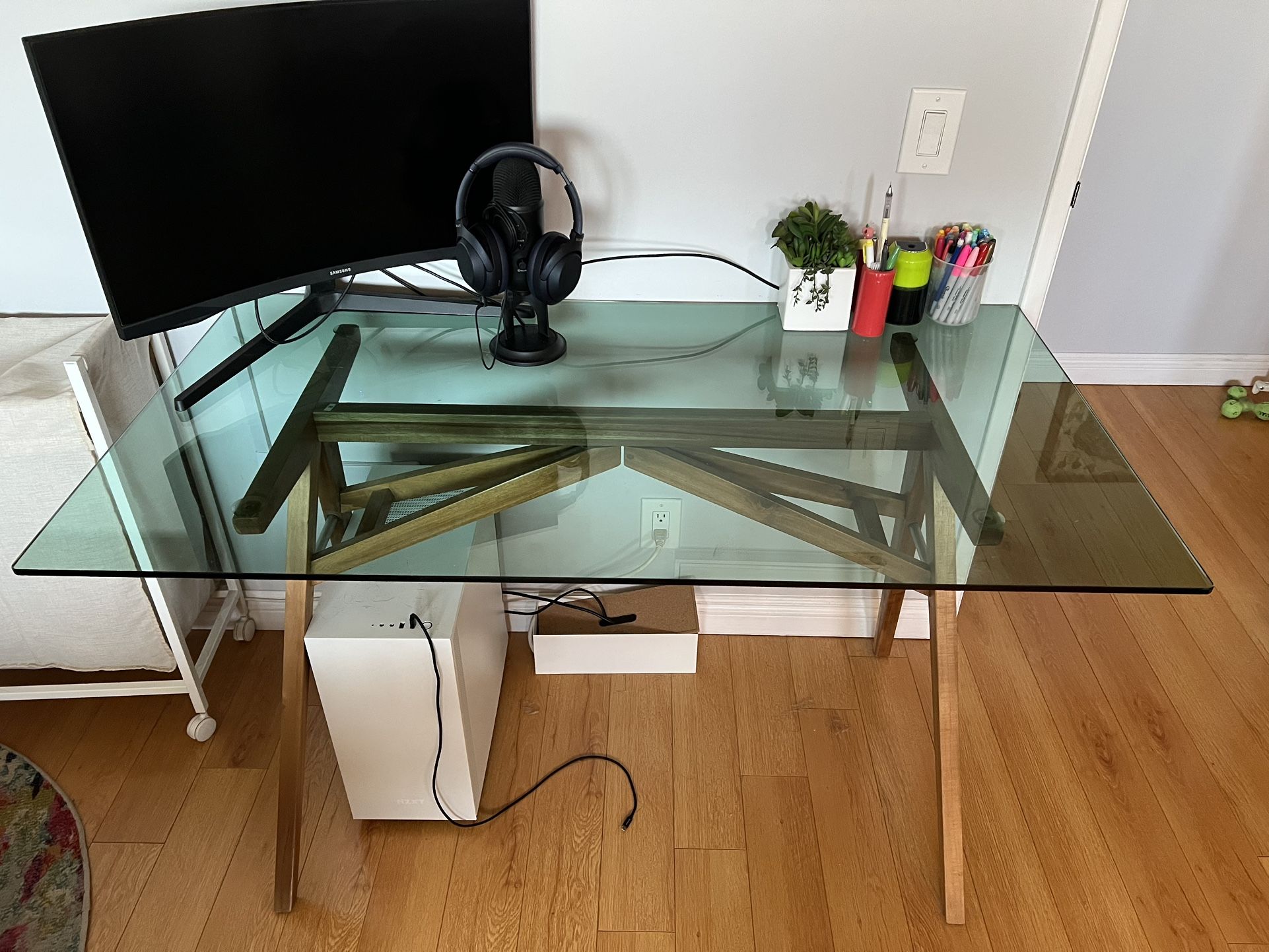 Glass Desk