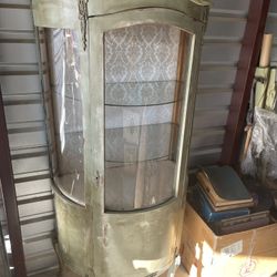 Antique French curio cabinet