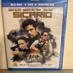 Sicario Blue-Ray, DVD, & Digital Movie