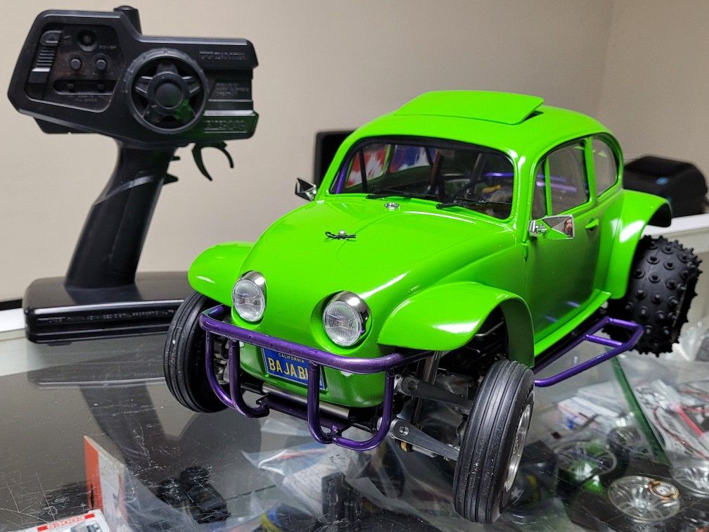 One of a Kind Built Tamiya 1/10 Sand Scorcher + Aluminum + Metal Upgrade Part