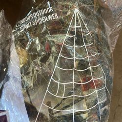Indoor Outdoor Giant Spider Web