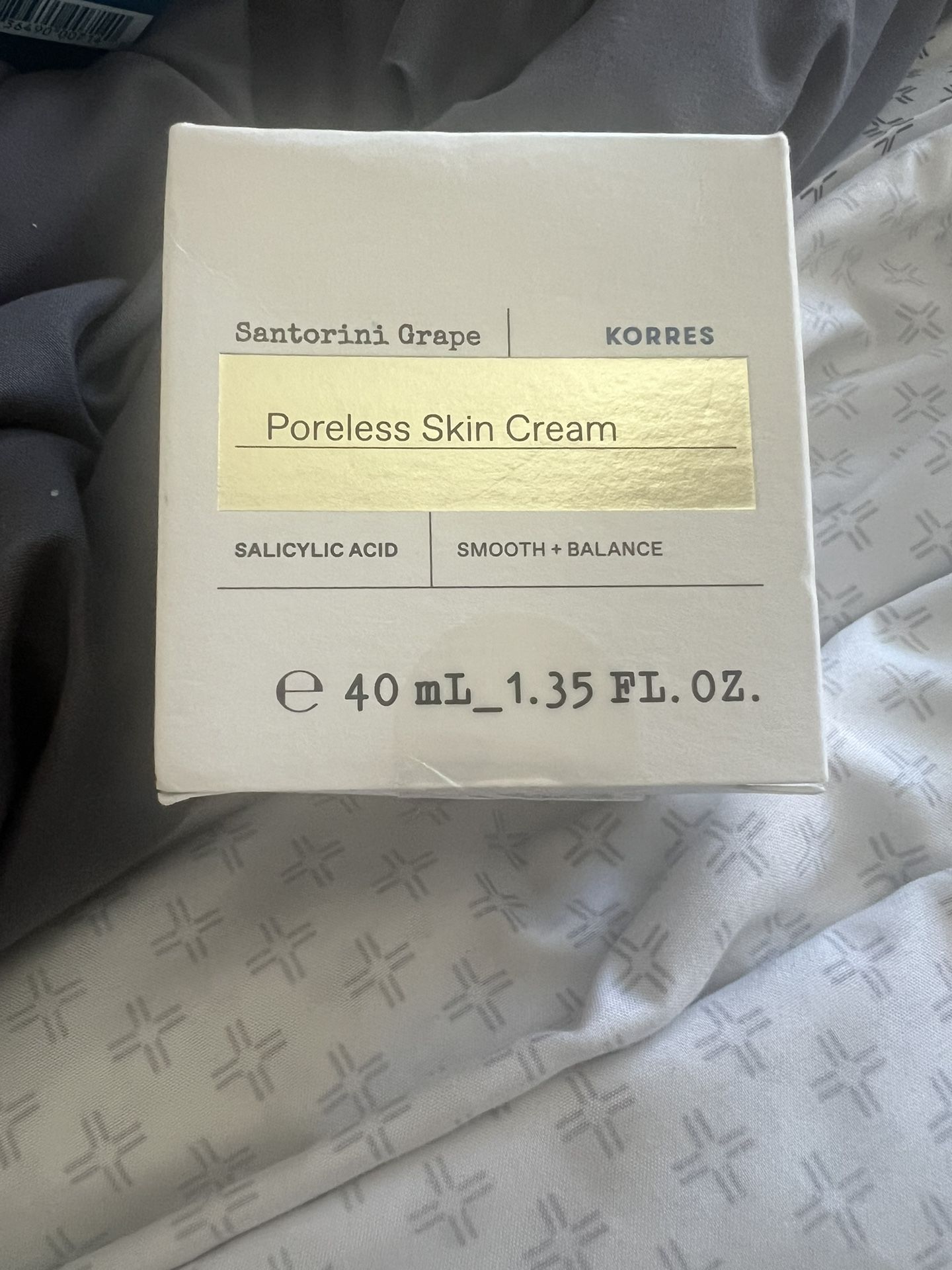 Korres Poreless Skin Cream New
