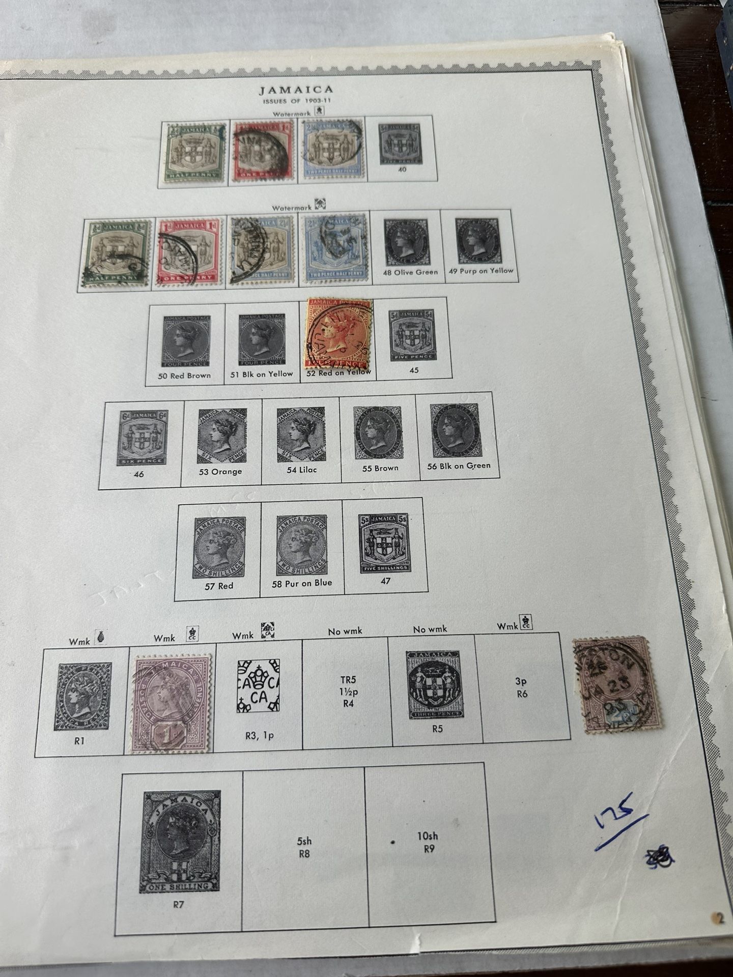 Jamaica Large Stamp Collection Of 178