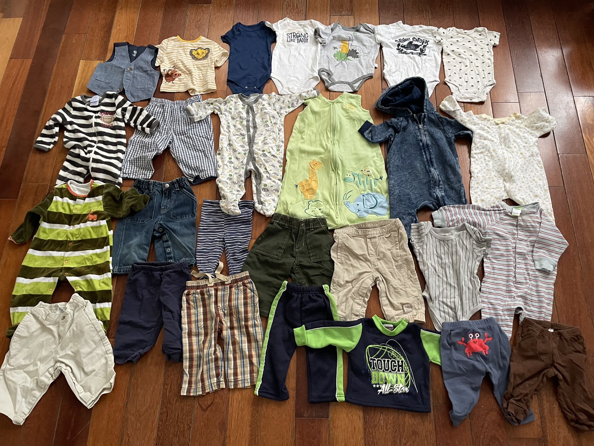 Baby clothes, 6-9 months, all for $10