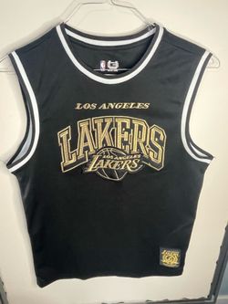 Size small Lakers gold embroidery jersey