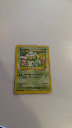 Bulbasaur Base Set Shadowless