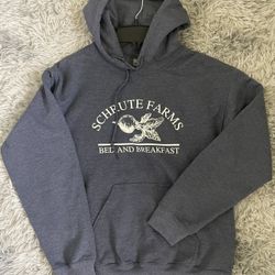 The Office Dwight Schrute Schrute Farms Hoodie, Size small