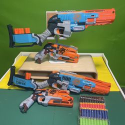 Nerf Zombie Strike Blaster Bundle – SledgeFire, HammerShot & Accessories