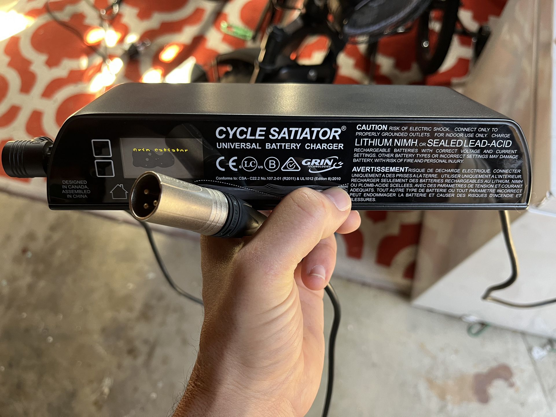 Cycle Satiator – Programmable E-bike Charger
