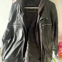 Guess Leather Hoodie