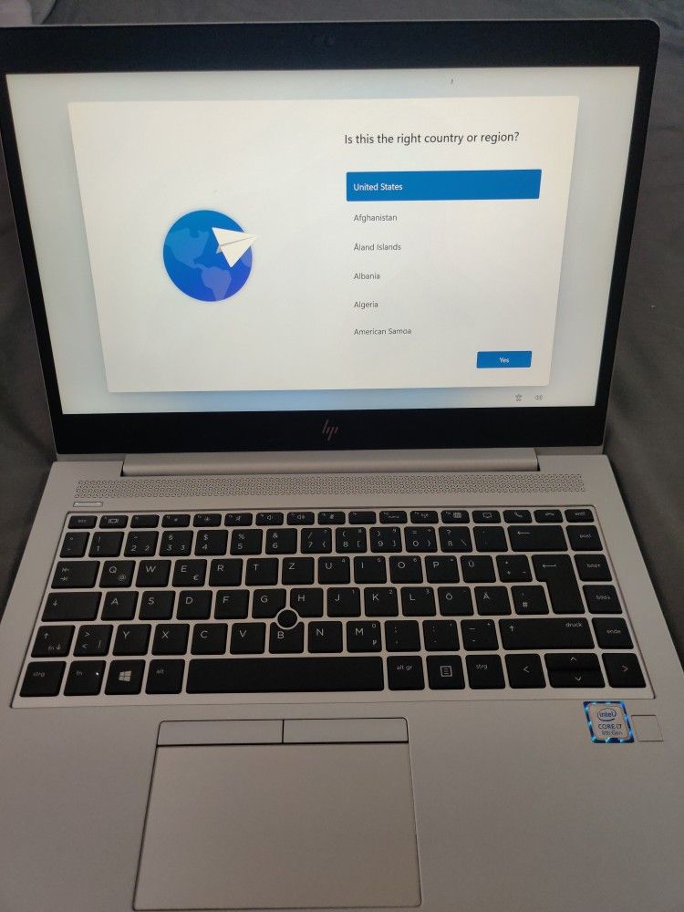 HP Elitebook 840 G5 i7 1.80 GHz 16Gb Ram 512GB SSD