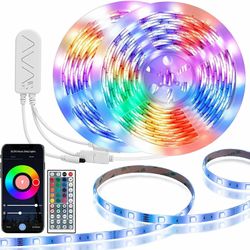 New Waterproof Smart Led Strip Lights 32ft Color Remote Music Wifi App Controlled Alexa Compatible 