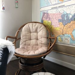 Vintage Swivel Egg Chair for Sale in Bellflower CA OfferUp