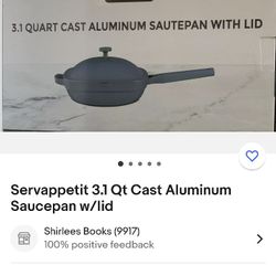 3.2 Quart Cast Aluminum Saute Pan 