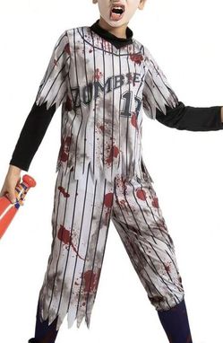 Halloween Costume Baseball Zombie Size L