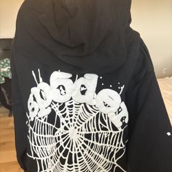 Spider Hoodie Black Size M
