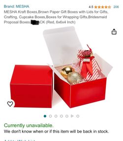 Gift Boxes with Lids for Gifts, Crafting, Cupcake for Wrapping Gifts Glossy 30