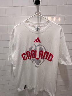 adidas FIFA World Cup 26 England T-Shirt White Men's - SS26 - US Size Xl