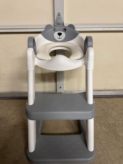 Kids Potty Training Toilet Seat with Step Ladder, toilet inserts and mini toilet
