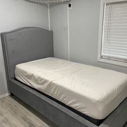 Grey Bed Frame