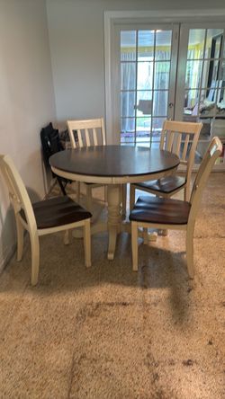 Table and 4 chairs