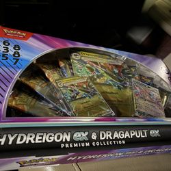 Pokemon Hydreigon EX & Dragapult EX Premium Collection