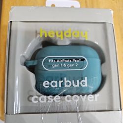 Heyday Earbud Case Cover. Fits Airpods Gen 1 & Gen 2. NEW!