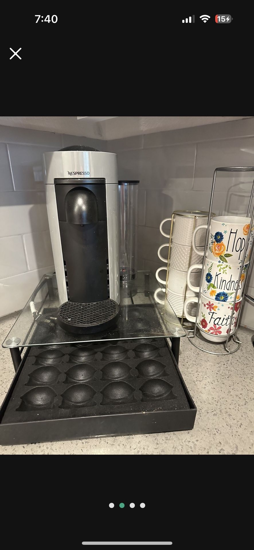 Nespresso Coffee Machine Barely Used