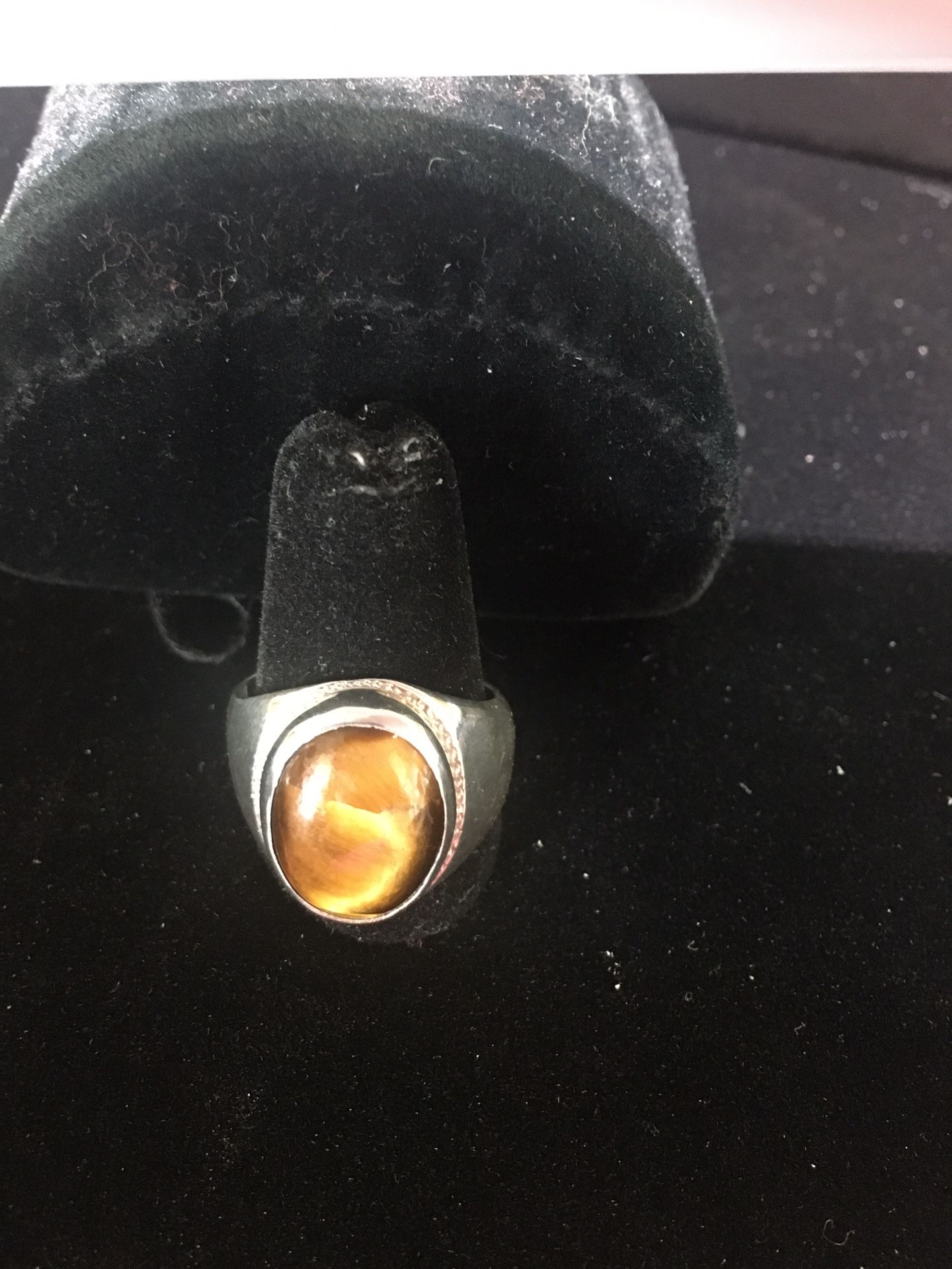 Tigers eye ring