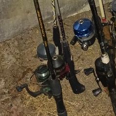 Fishing Poles with Reels/net