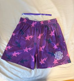 Eric Emanuel x BAPE Miami Basic/Core Short “Purple/Pink/Black