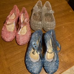 GLITTER SHOES ALL 3 Pairs For $15 Size Girls 10