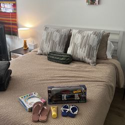 Queen Bed (mattress + Bed Frame)