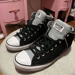 Black Hightop Converse Size 11 Mens