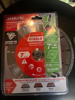 Diablo 7" Diamond Segmented Masonry Blade