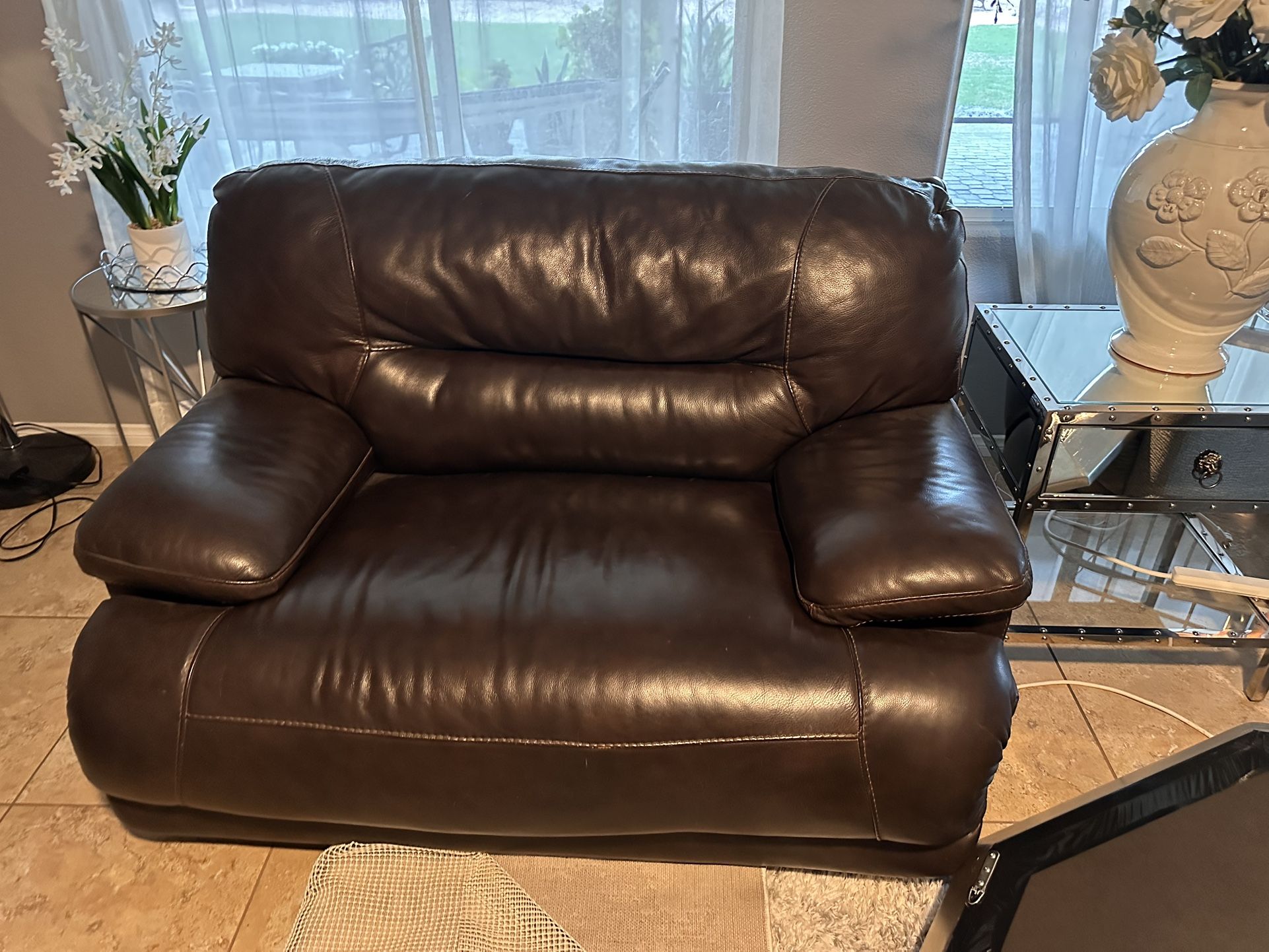 Leather Couch & Loveseat(Recliners)