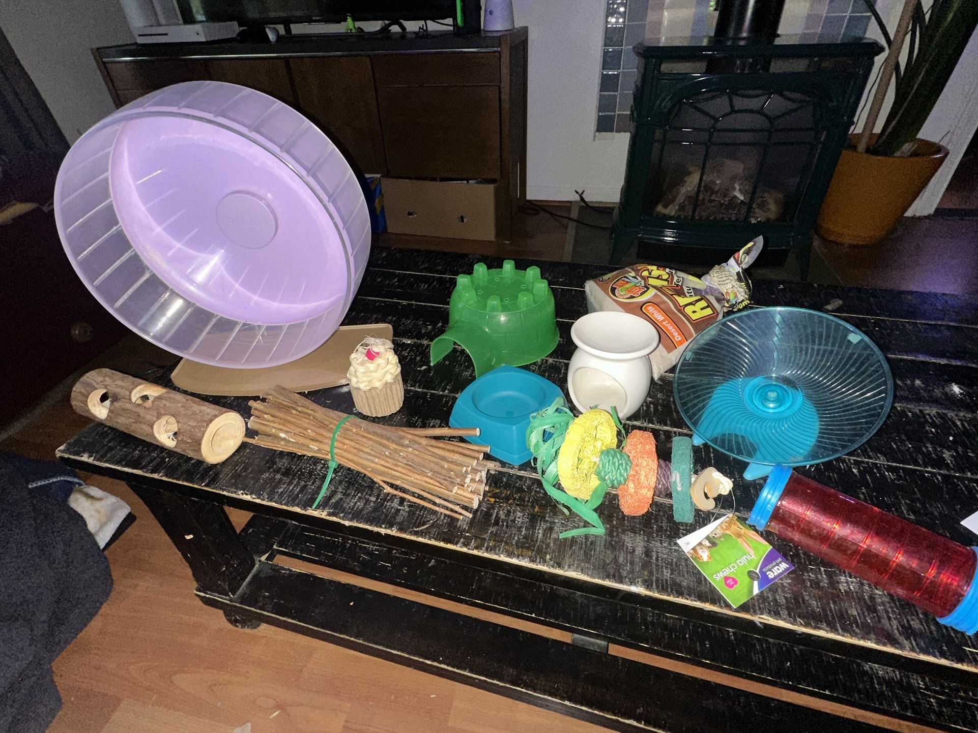 NiteAngel Large Hamster Wheel + Accessories