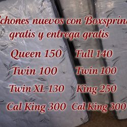 Mattress Pillow Top New 