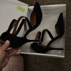 Black Heels Never Worn 