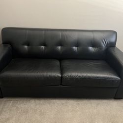 Leather Sleeper Sofa Bed (full)
