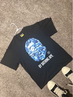 Bape ABC Blue cameo black tee