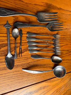Vintage silverware lot