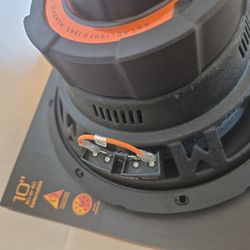 MEMPHIS ( 1 ) 10 INCH 2 OR 4 OHM SELECTABLE VOICE COIL CAR SUBWOOFER 600 WATTS