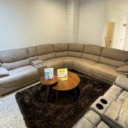 GIANT RECLINING SECTIONALS! DELIVERED TODAY! ALL CREDITS WELCOME! WE SELL BRAND NEW FURNITURE. 