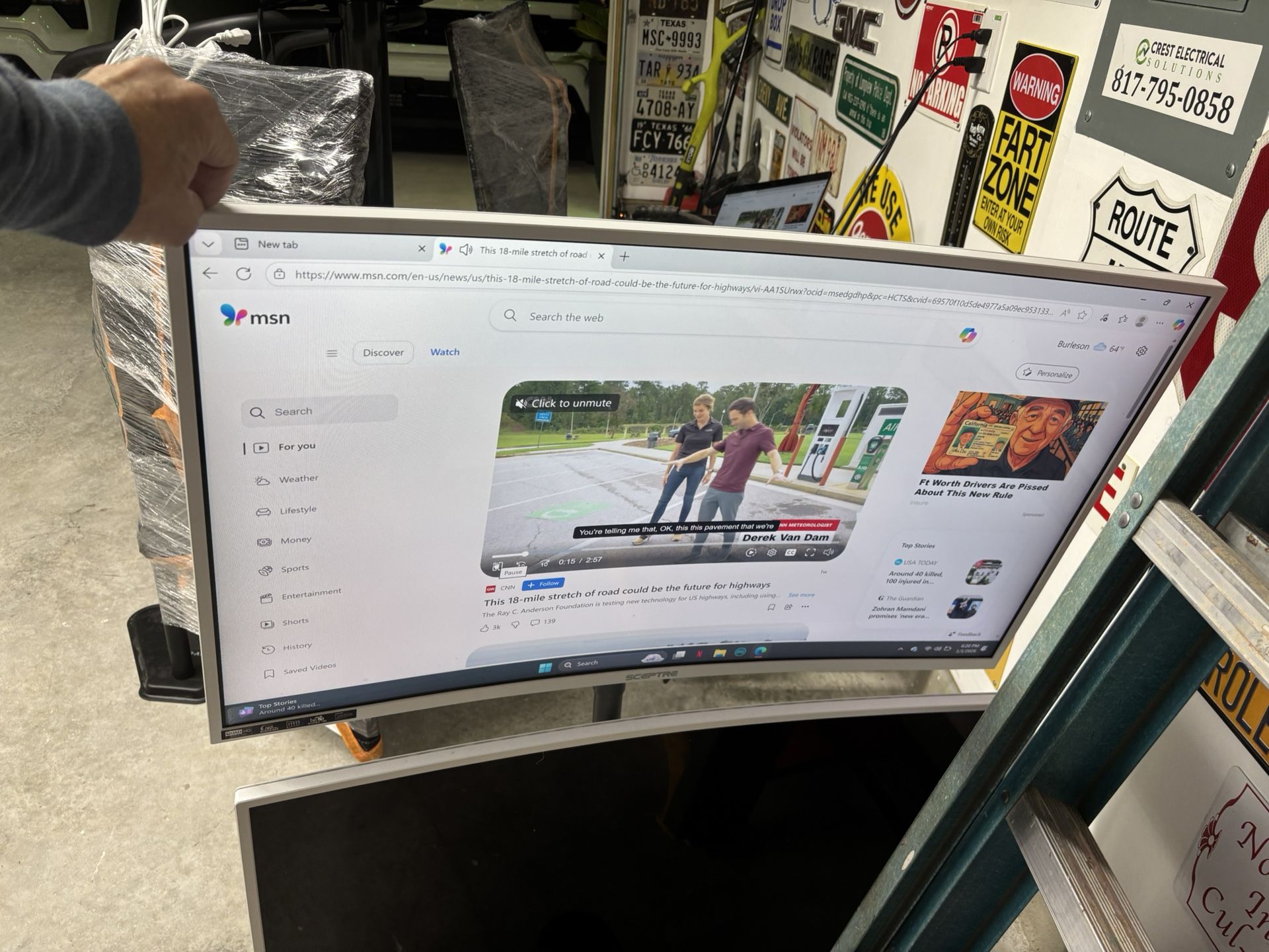 For Sale Or Trade For ???? 2 40 “ Curved Gaming Monitors