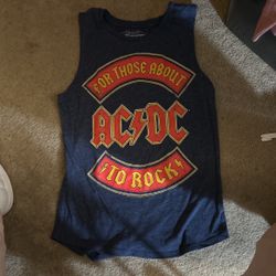 AC DC FOR THOSE ABOUT TO ROCK tank