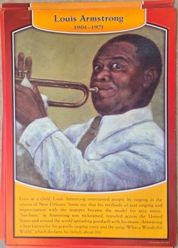 Vintage Louis Armstrong Poster
