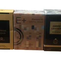 New men's 3 perfume gift set